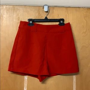 Tailored high rise shorts